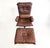 Metal Set of Vintage Leather Lounge Chair and Ottoman by Harald Relling for Westnofa, 1970s, Set of 2 For Sale - Image 7 of 18