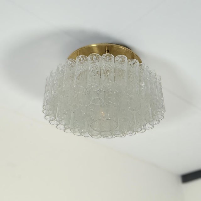 Murano Glass Ceiling Light from Doria Leuchten, 1960s For Sale - Image 4 of 9