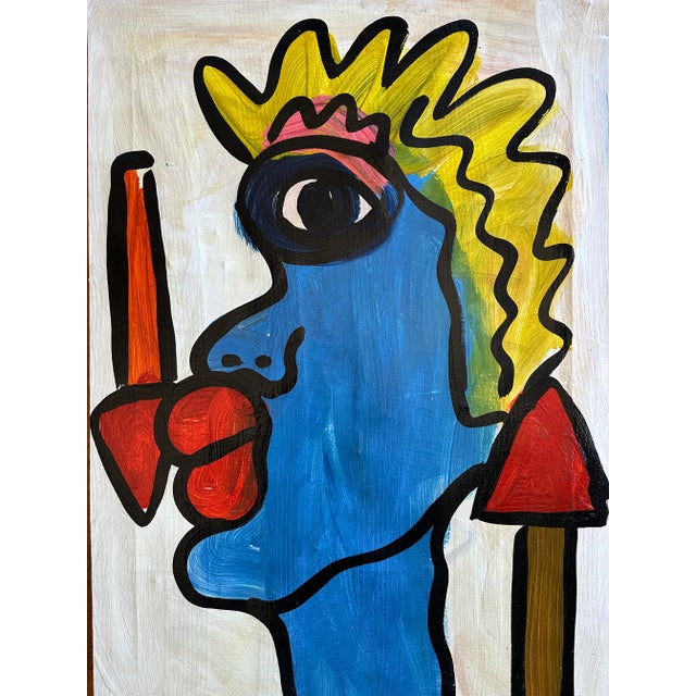 Asian Original Peter Keil Painting - Junge Wilde Collection For Sale - Image 3 of 5