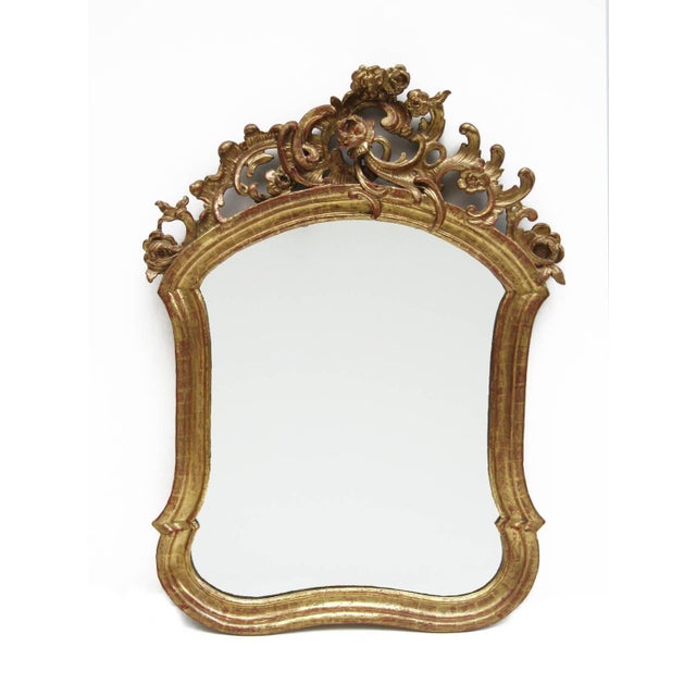 18th Century Fine Pair of Baroque Giltwood Mirrors For Sale - Image 11 of 18