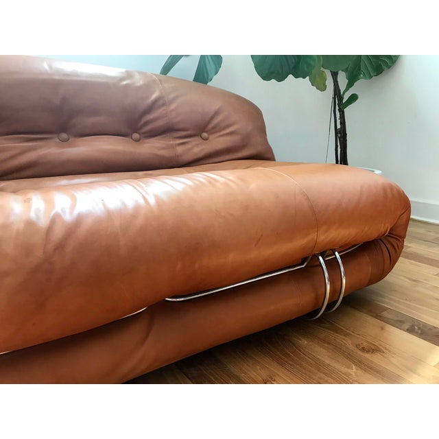1970s Vintage Afra & Tobia Scarpa "Soriana" Two-Seater Sofa For Sale - Image 10 of 13