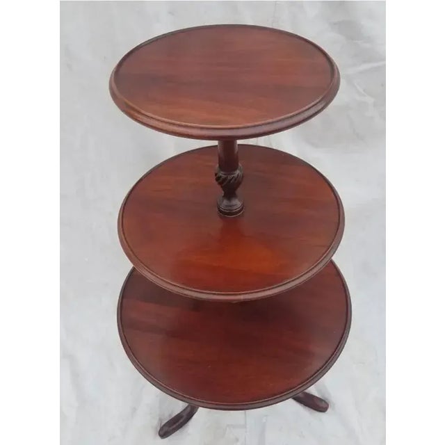 3 Tiered Butler table in excellent condition a carefully produced reproduction of a traditional Plantation Service Table....