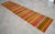 Textile 1960s Vintage Runner Rug Turkish Handmade Striped Hallway Decor - 2'6" X 11'6" For Sale - Image 7 of 12