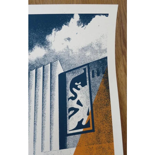 Shepard Fairey (Obey) - Conformity Factory (Orange) Silkscreen numbered on 300 and signed on cream paper 61 x 46 cm,...