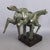 1980s Brass Sculpture of Horse Jumping Over Wooden Base, 1980s For Sale - Image 5 of 18