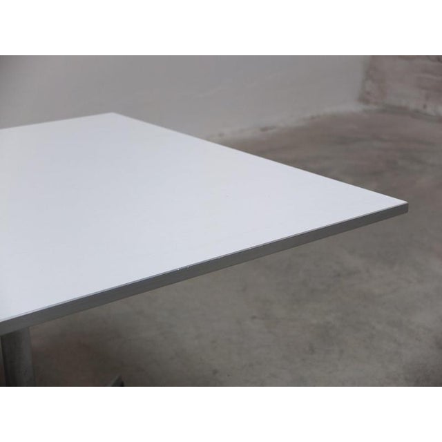 Metal Square Coffee Table by Arne Jacobsen for Fritz Hansen, 1978 For Sale - Image 7 of 11