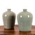 Chinese A Pair of Chinese Celadon Vases For Sale - Image 3 of 8