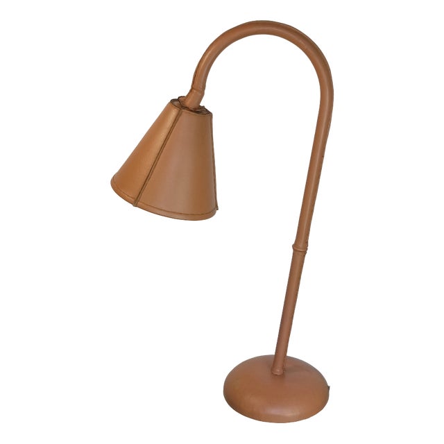 Table Lamp by Jacques Adnet for Valenti, 1960s For Sale