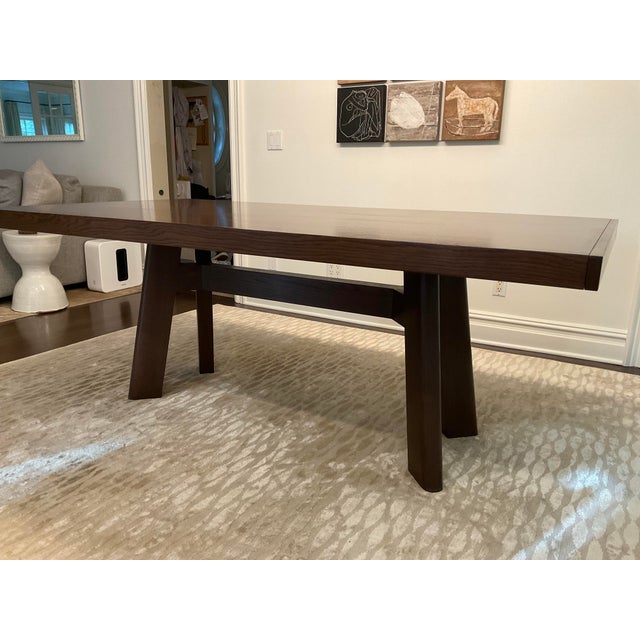 Prouve Walnut Expandable Dining Table (With 2 Leaves) by Room Furniture For Sale - Image 14 of 14