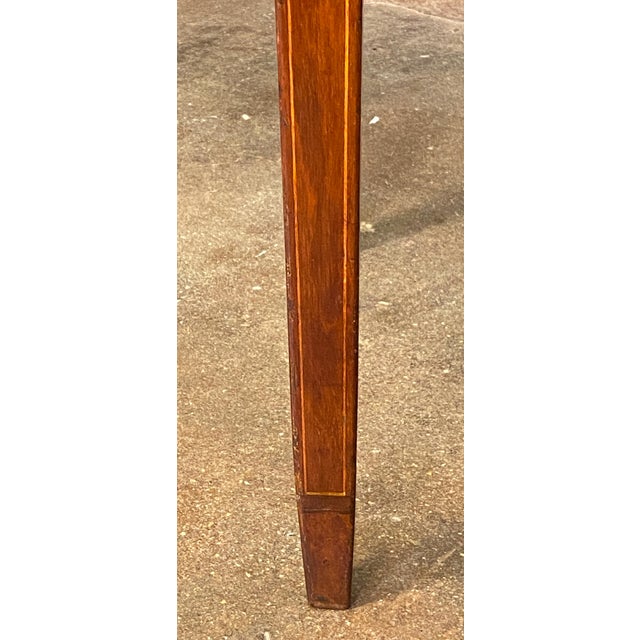 Early 20th Century English Writing Table or Desk of Mahogany From the Edwardian Era For Sale - Image 5 of 11