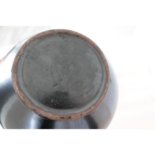 Art Deco Ceramic Globe Vase from Upsala Ekeby, Sweden, 1930s For Sale - Image 12 of 13