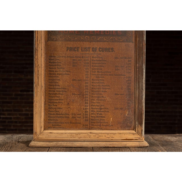 Late 19th Century Munyons Homeopathic Remedies Apothecary Cabinet For Sale - Image 11 of 17