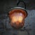 Vintage Industrial Grey Metal Holophane Glass Pendant Lamp For Sale - Image 5 of 7