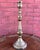 Traditional Vintage Bombay Company Brass Candlestick Holder With Scalloped Base For Sale - Image 3 of 6
