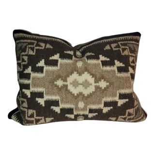Woven Two Grey Hills Pillow For Sale