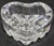 Transparent Beautiful Heart Shaped Heavy Molded Fine Crystal Small Dish For Sale - Image 8 of 12