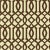 Sample - Schumacher Imperial Trellis II Wallpaper in Java/Cream For Sale