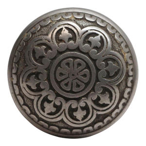 Antique Niles Chicago Nickel Over Bronze Door Knob