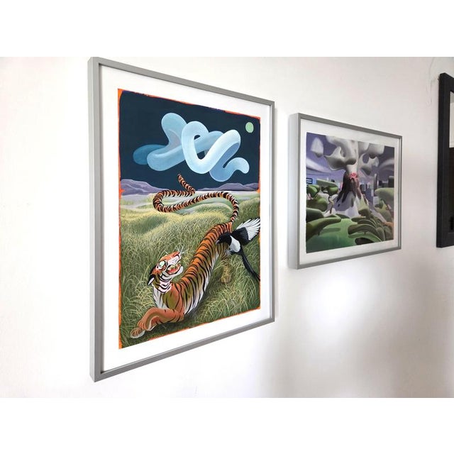 Nico Pearleyes, Subterranean Strength, 2026, Acrylic on Paper For Sale - Image 9 of 12