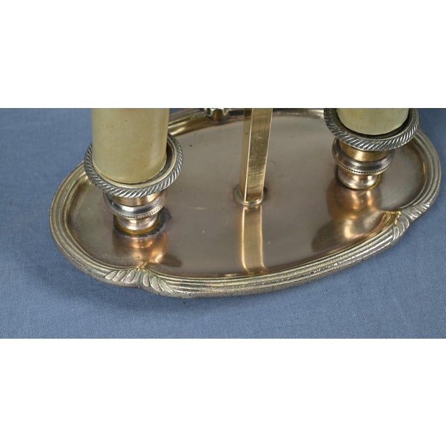 Antique Brass Bouillotte Lamps, 1890s, Set of 2 For Sale - Image 13 of 18