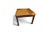 Wooden Table with Central Drawer and Brass Handle, Italy, 1950s For Sale - Image 4 of 10