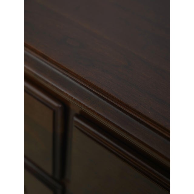 Ethan Allen Georgian Court Cherry Dresser For Sale - Image 14 of 18