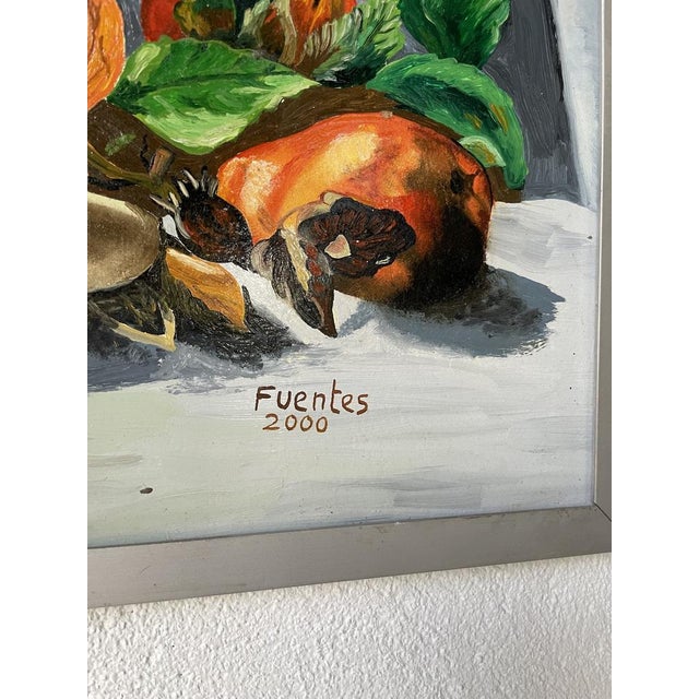 Fuentes, Fruit, Oil Painting, 2000s, Framed For Sale - Image 8 of 18