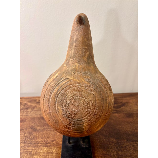 Ceramic Rare 1960s Aldo Londi for Bitossi Italian Ceramic Bird Sculpture For Sale - Image 7 of 9