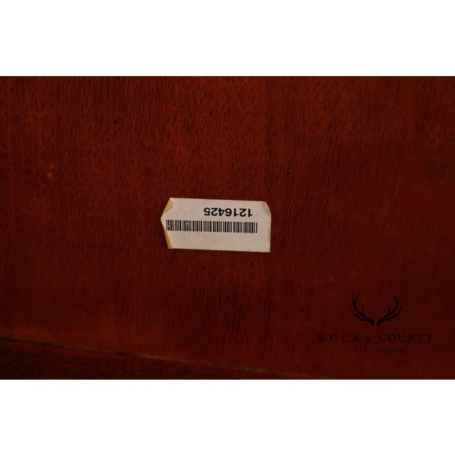 Century Furniture Biedermeier Style Yew Wood Queen Sleigh Bed For Sale - Image 10 of 18