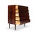Vintage Danish Mid-Century Five-Drawer Rosewood Tallboy Dresser 1960s For Sale - Image 4 of 6