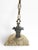 Bronze Vintage Hollywood Regency Crystal Glass Pineapple Swag Lamp, 21" For Sale - Image 8 of 9
