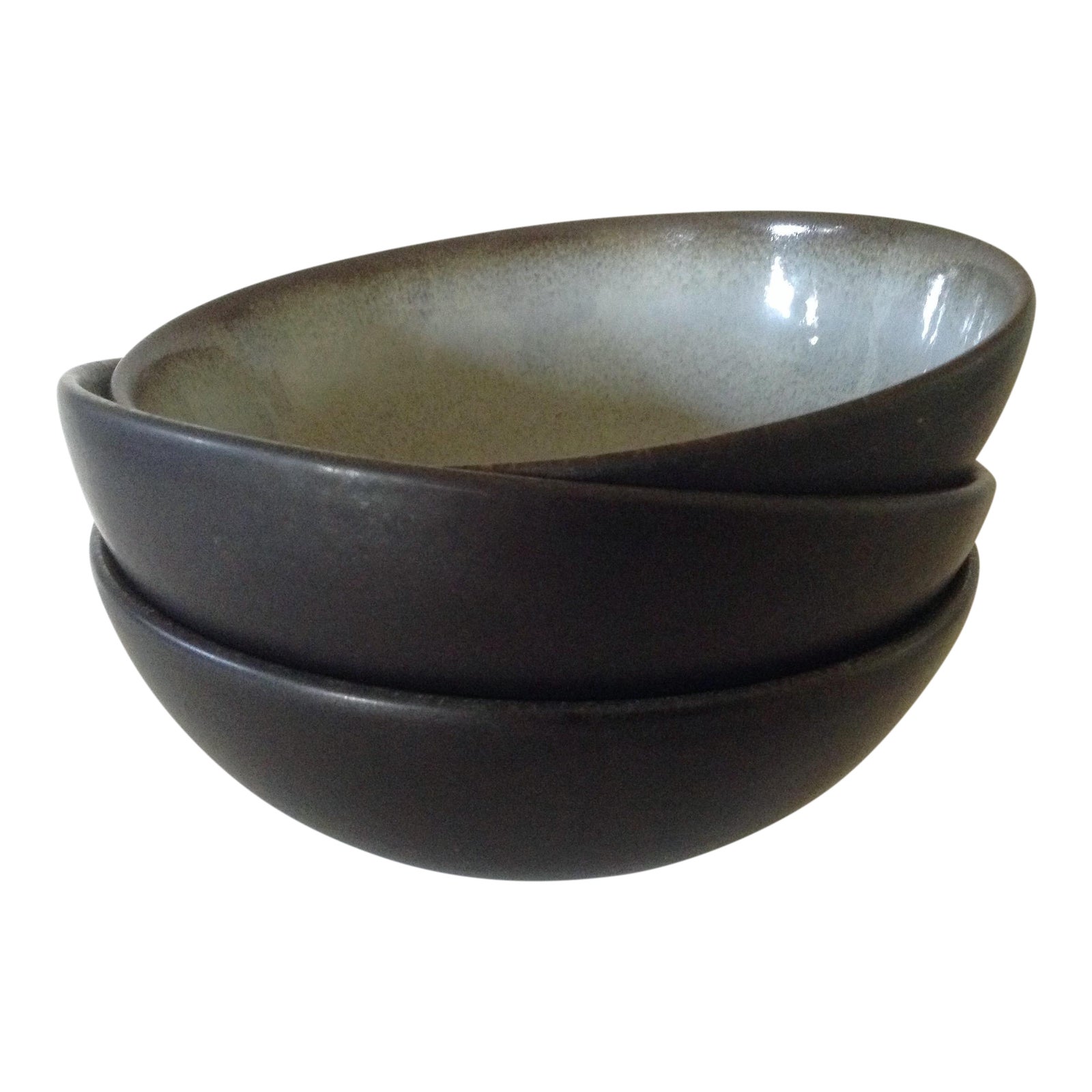 French Stoneware Bowls Set of 3 Chairish