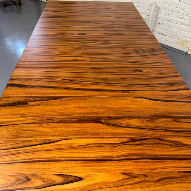 Wood 94" Cassina El Dom Dining Table in Rosewood For Sale - Image 7 of 11