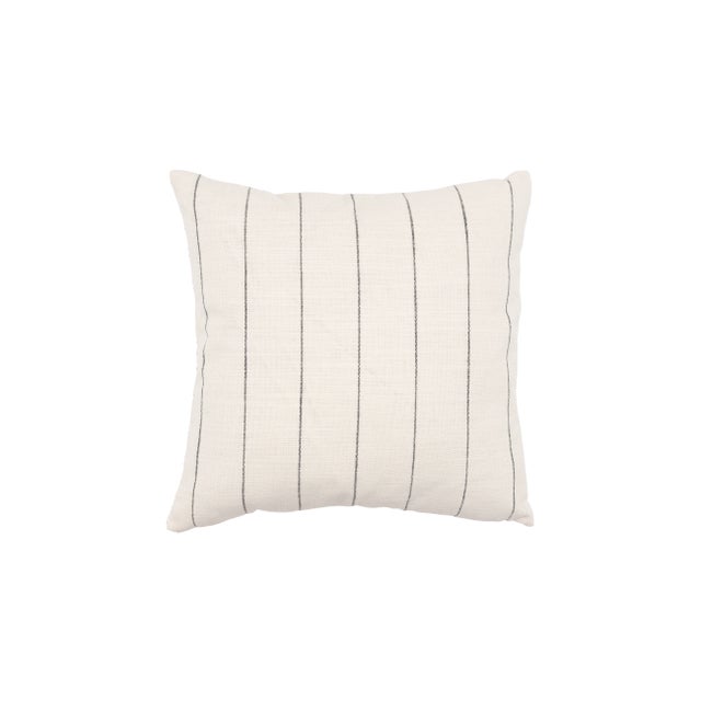 Decorative pillow; knife edge; hidden zipper closure; 90/10 feather/down insert Dry Clean