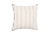 Decorative pillow; knife edge; hidden zipper closure; 90/10 feather/down insert Dry Clean