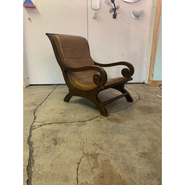 20th Century Leather Swedish Chair For Sale - Image 10 of 16