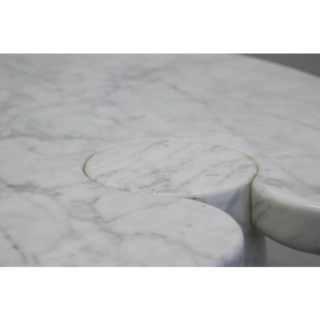 Mid-Century Modern Vintage Carrara Coffee Table by Angelo Mangiarotti, 1975 For Sale - Image 3 of 18