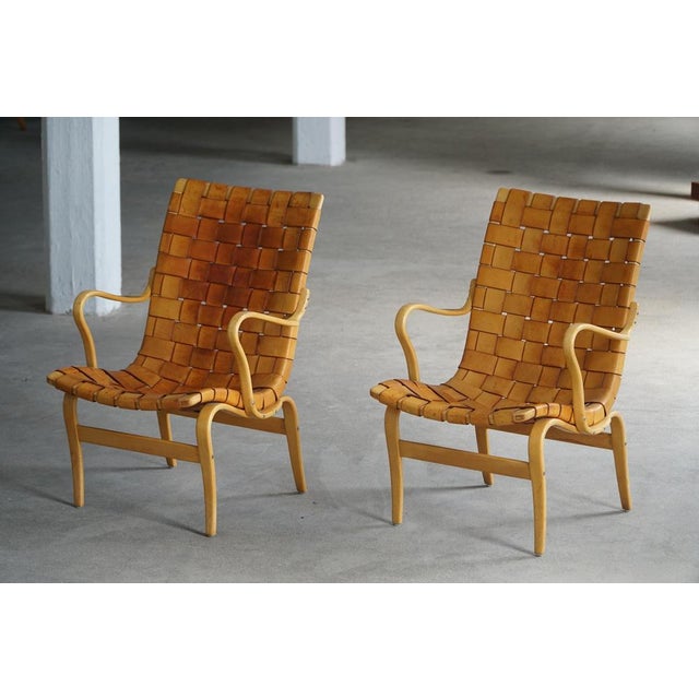 Mid-Century Modern Swedish Model Eva Chairs by Bruno Mathsson, 1960s, Set of 2 For Sale - Image 11 of 18