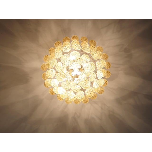 Late 20th Century Huge Italian Murano Glass Chandelier – 85 Amber Drops, 7-Tier, Style For Sale - Image 10 of 10