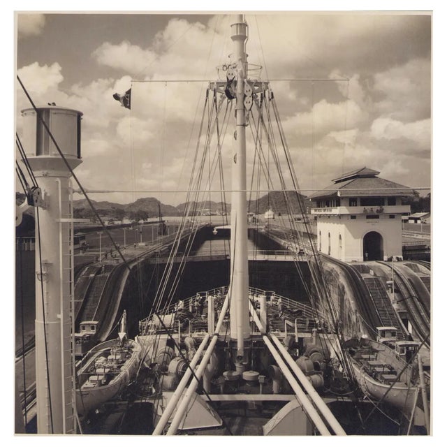 Panaman Ship, 1960s, Black and White Photograph For Sale
