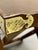 Vintage English Style Campaign Folding Tray Tables, Pair – Brass Gallery Tray on Folding Wooden Stands For Sale - Image 15 of 18