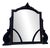 Early 20th Century Gothic Revival Monumental Mirror in Wood, 1890s For Sale