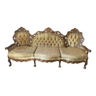 1990s French Rococco Sofa Set For Sale