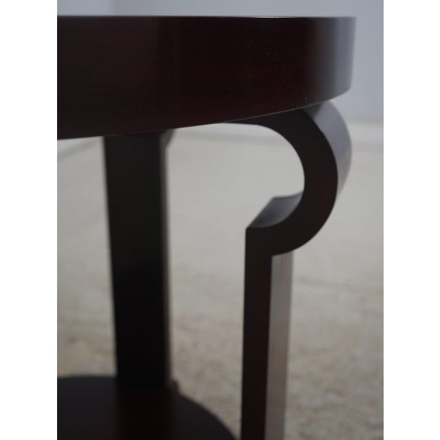 Wood Kindel Dorothy Draper 5th Avenue Mahogany Lamp Table For Sale - Image 7 of 14