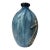Japanese Vintage Japanese Tokkuri Sake Bottle Blue Glaze Studio Pottery Vase For Sale - Image 3 of 9
