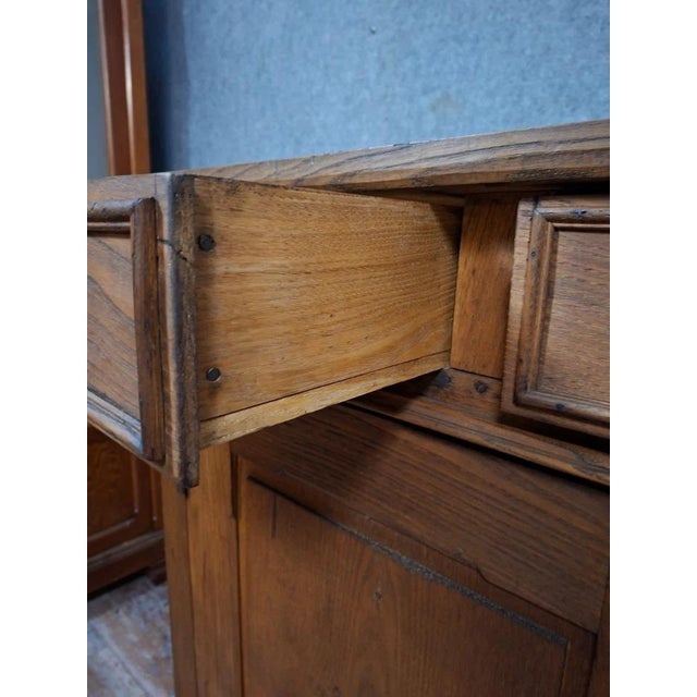 Wood Antique Brown Wooden Sideboard For Sale - Image 7 of 10
