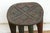 African Kuba Pattern African Side Table For Sale - Image 3 of 10
