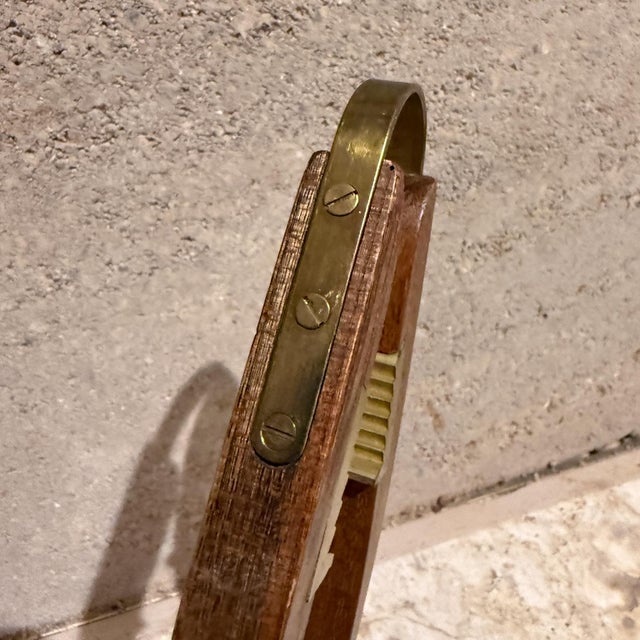 For your consideration a mid century modern Nutcracker. Made of wood with brass hardware. Design attributed to Poul...