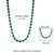 21.78 Carat Green Onyx Bezel-Set Gemstone Tennis Necklace- 925 Sterling Silver Jewelry For Sale - Image 10 of 12