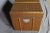 Wood Vintage Faux Leather Trunk, 20th-Century For Sale - Image 7 of 10